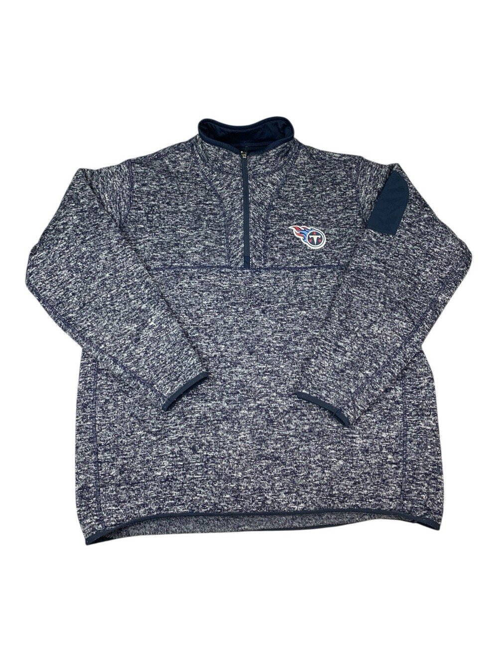 Tennessee Titans 1/4 Zip Pullover Fleece Top, Blue, Antigua, Size 2XL